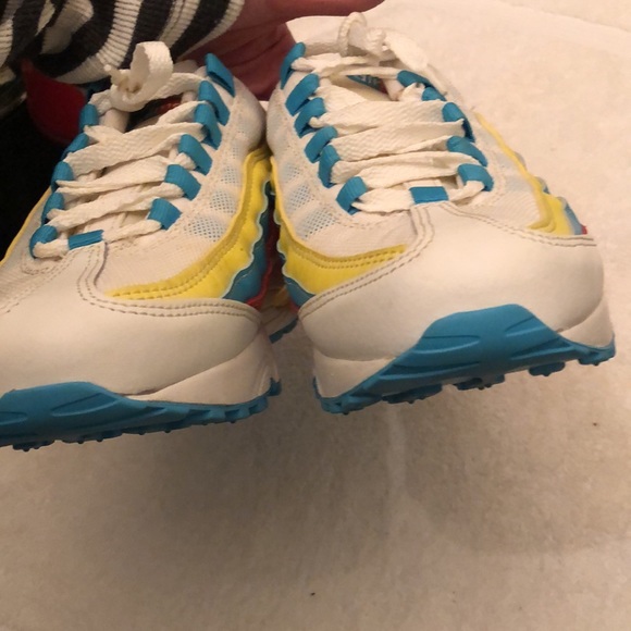 NIKE AIR MAX 96 GS RUNNING SNEAKERS MENS-BOYS SIZE 6Y WOMENS SIZE 8 - Picture 9 of 16